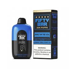 FIFTY BARS-USA 20K PUFFS DISPOSABLE (5pcs)
