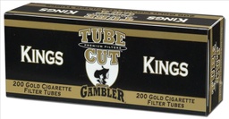 GAMBLER TUBE CUT TUBES KING SIZE 200ct- SLEEVE (5pcs)