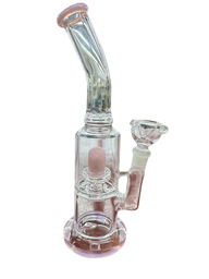 10&quot; BRIGHT PART COLOR SHOWERHEAD PERC WATER PIPE (1pc)