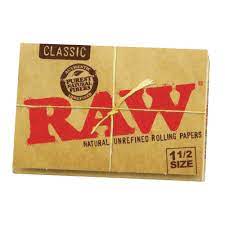 RAW CLASSIC 1 1/2 PAPERS 32pk (25pcs)