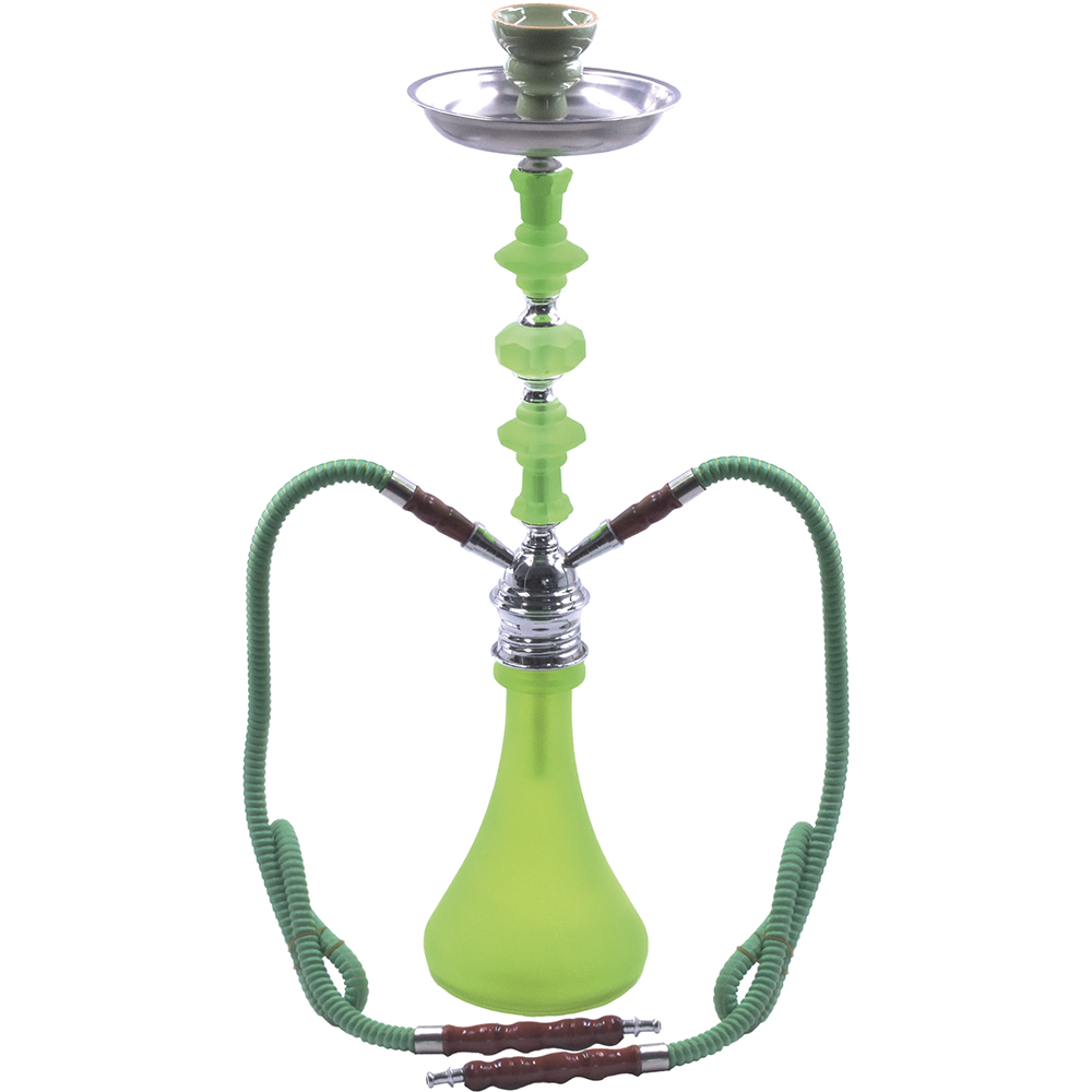 19" FROSTED DOUBLE HOSE HOOKAH (HK135) (1pc)