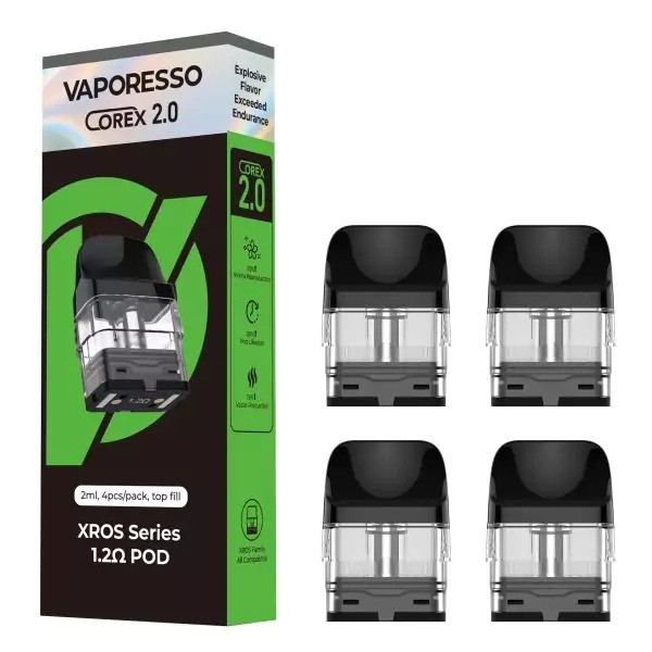 VAPORESSO COREX XROS SERIES TOP FILL PODS 2mL (4pcs)