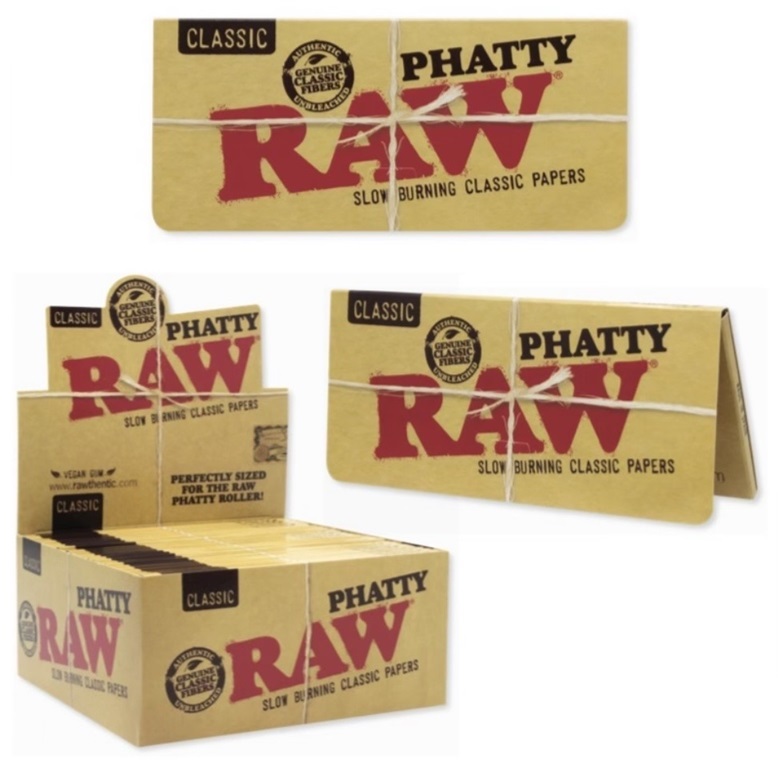 RAW CLASSIC PHATTY PAPERS 32pk (24pcs)