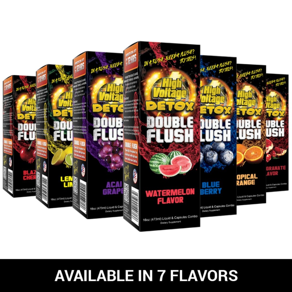 High Voltage Detox Double Flush 16oz (1pc) (MSRP: $29.99)