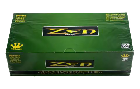 ZEN TUBES 100s MENTHOL 200ct- BOX (1pc)