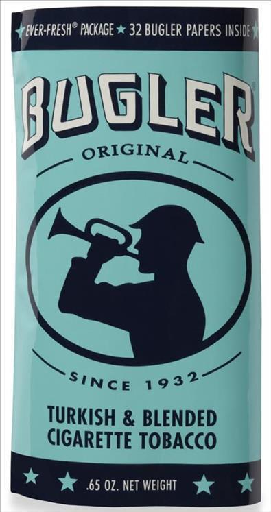 BUGLER ORIGINAL CIGARETTE TOBACCO .65oz POUCH (6pcs)