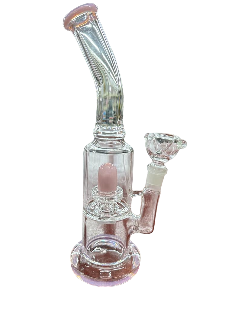 10" BRIGHT PART COLOR SHOWERHEAD PERC WATER PIPE (1pc)