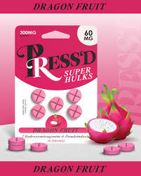 PRESS'D SUPER HULKS BLISTER 300mg 5ct TABS DISPLAY (10pcs)(MSRP: $59.99ea)