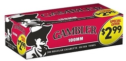 GAMBLER TUBES 100s PRE-PRICED 200ct- SLEEVE (5pcs)
