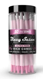 BLAZY SUSAN ULTRA THIN PINK  1 1/4 CONES 50pk (1pc)