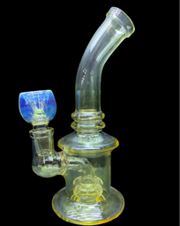 6" Fumed Single Perc Water Pipe (1pc)